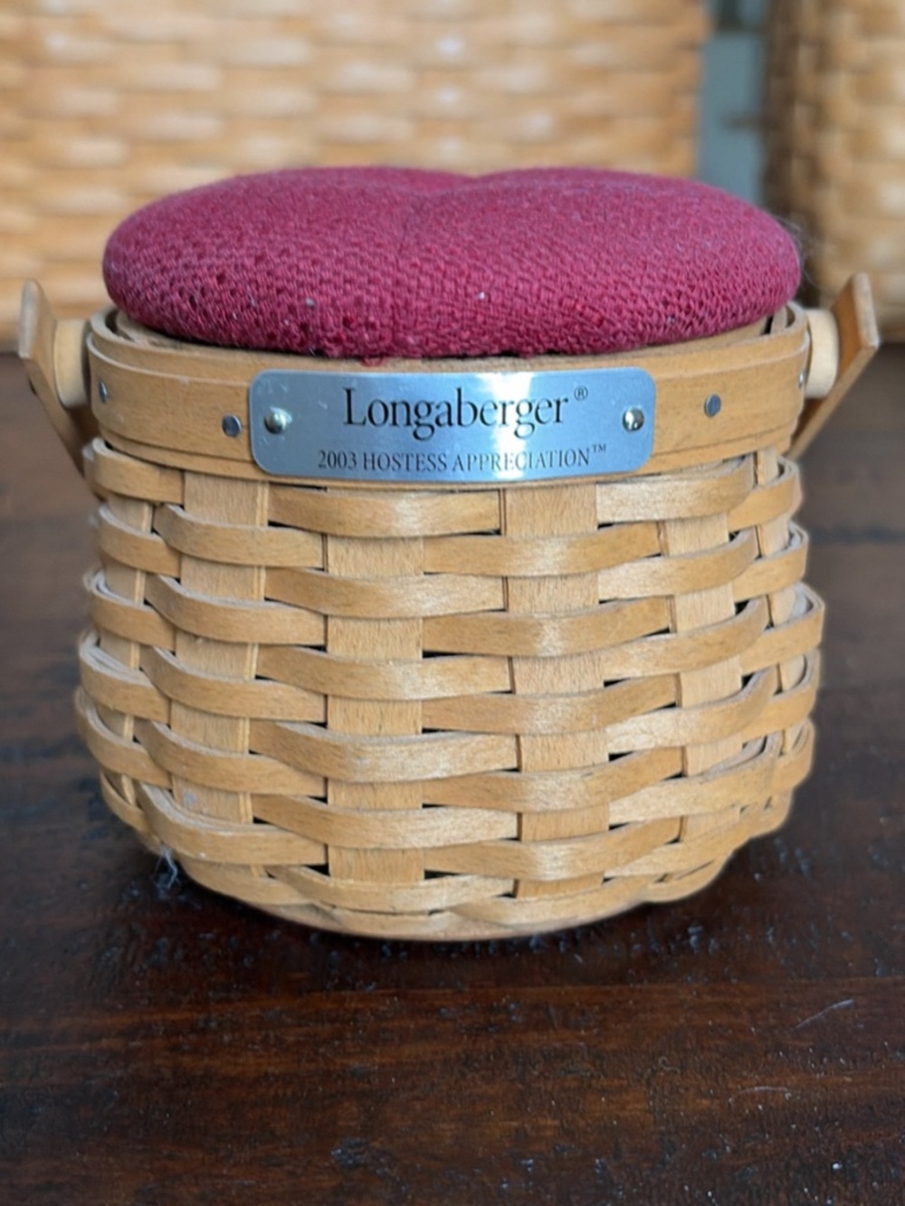 Longaberger 2003 Hostess Appreciation Basket